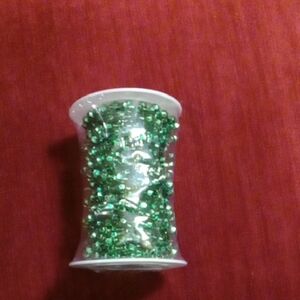 Green Beaded Spool